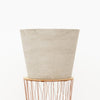 Pflanzkübel Bucket Beige Washed – M · 50 × 40 cm