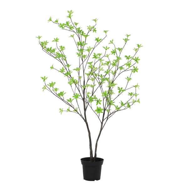 Kunstpflanzen-Duo „XL“ – Licuala-Palme & Kapuzinerkresse 110 cm – im Set enthalten: Kunstpflanze Kapuzinerkresse (Tropaeolum speciosum)