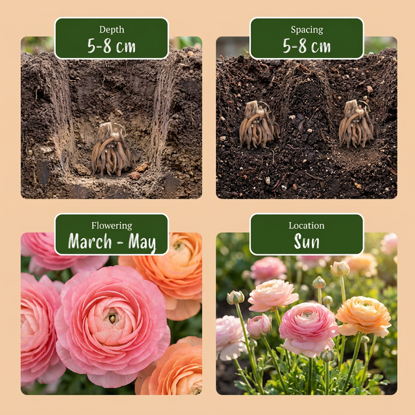 Ranunkel ‚Pastel Mix' – Ranunculus asiaticus – Ansicht 4
