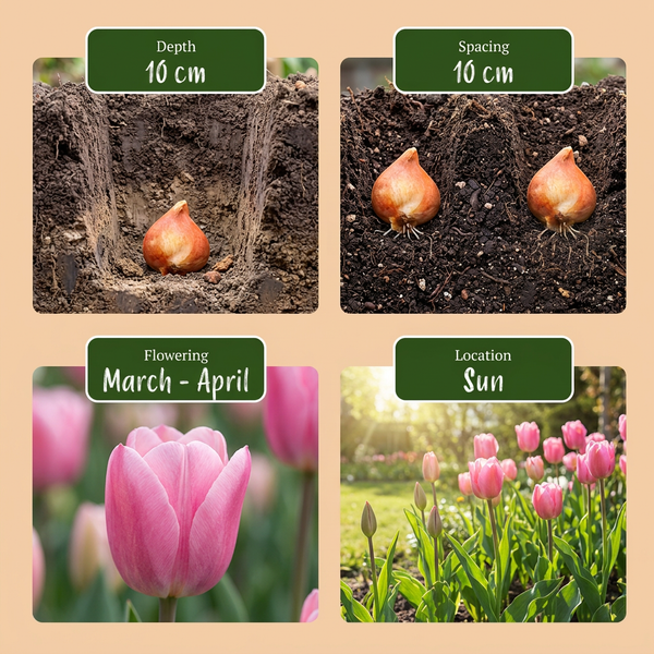 Blumenzwiebel-Set „Bulb Garden Pink" – rosa Sommerblüher-Mischung – Ansicht 4