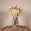 Trockenblumen Feldblumenstrauß Natürlich - Ø25cm - ↕60cm - Ø15 - ↨35cm