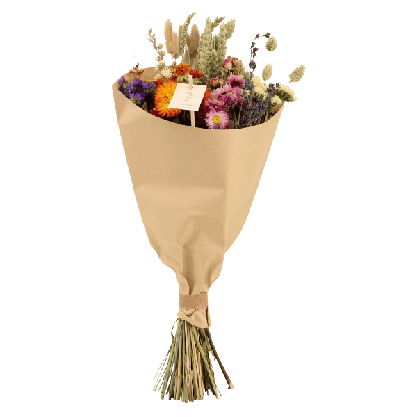 Trockenblumenstrauß Feldblumen bunt