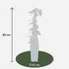 4x Geißblatt – Lonicera japonica 'Halliana' – ↕ 65 cm – Ø 15 cm